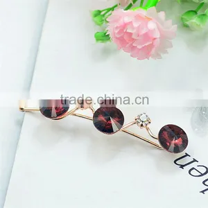 Wedding Bridal Crystal Rhinestone Hair Pin Glass Stone Hairpin Diamante Hair Clip thumbnail-6