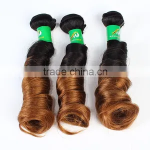 OEM Manufacture ROMANCE CURL Hair Remy Brazilian Micro Braid Hair Extensions thumbnail-4