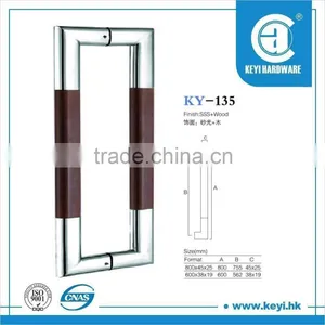 Manufacturer New Design Stainless Steel Tube Hollow Modern Door Pull Handle for Commercial Door thumbnail-5