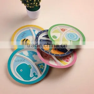 High Quality Cow Bamboo Fibre Kids Plates thumbnail-1