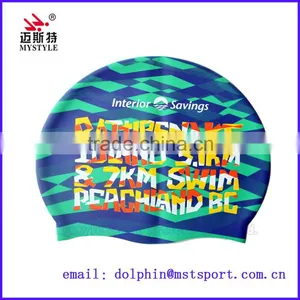 Chinese Silicone Material Custom Swimming Hats thumbnail-4