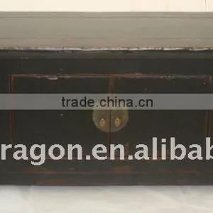 Chinese Antique Black TV Console With Four Drawer Two Door 170*40*55cm thumbnail-1