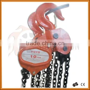 Construction Material Toyo Manual Chain Pulley Block 10 Ton Chain Hoist thumbnail-1