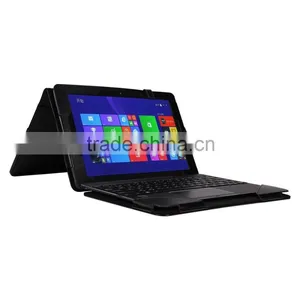 for Asus Transformer Book T100 Chi PU Leather Keyboard Case, Folio Case Cover for Asus T100 Chi thumbnail-1
