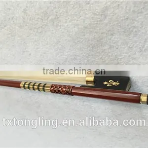 Brazil Wood Silver Flower Violin Bow With Ebony Frog Bow thumbnail-5