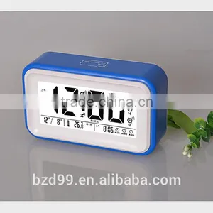 New Design Promotion Item Smart Voice Telling Multi-functional USB Digital LCD Display Alarm Clock thumbnail-4