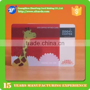 Hi-Co Magnetic Stripe Plastic Clear Card/ Transparent Business Matte Card thumbnail-1