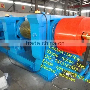 GOLDEN SUPPLIER Waste Tire Recycling Rubber Cracker Machine Grinding Mill thumbnail-4