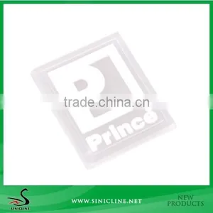 Sinicline Clear PVC Rubber Label For Clothing thumbnail-1
