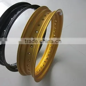 MT3.0 36 Holes Golden and Black Alloy Motorcycle Rims Wheel Rims thumbnail-2
