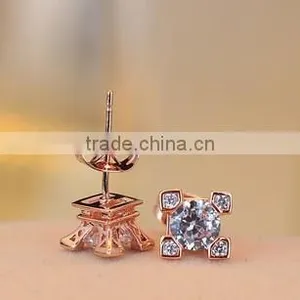 JINSE Eiffel Tower Shaped Stud Earrings thumbnail-1