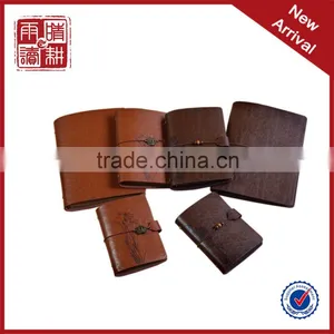 Brown Color Notebook With Metal Nameplate Elastic Bind thumbnail-1
