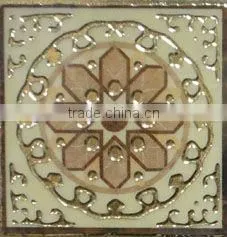 Polished Golden Decoration 100x100mm thumbnail-5