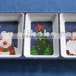 Christmas Plastic Plate / Fruit Plate thumbnail-1