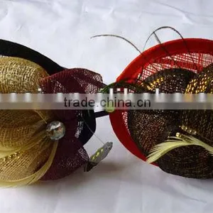 Brilliant Colorful Hair Sinamay Fascinators thumbnail-2