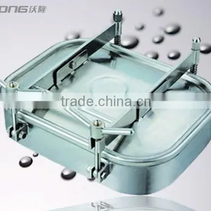 Sanitary Stainless Steel Square Manhole Cover for Food Grade thumbnail-1