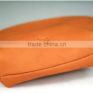 High End European Style Leather Ladies Cow Leather Cosmetic Bag thumbnail-2