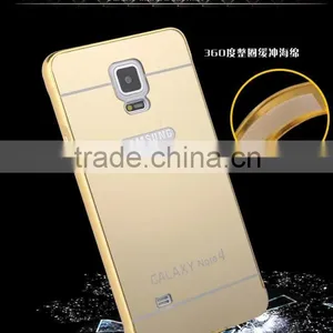 High Quality Aluminum Mirror Cell Phone Bumper Case Cover For Samsung Galaxy Note 4 thumbnail-6