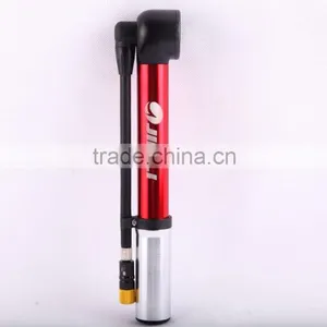 2015 New Design Fashionable Aluminum JL9614 06 With Pressure Gauge Mini Bike Pump thumbnail-2