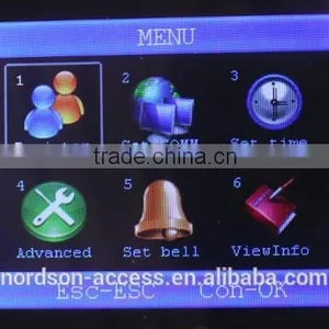 Nordson 2.8inch HD LCD Screen FR-M2 Network Fingerprint Access Control With ID Card thumbnail-5