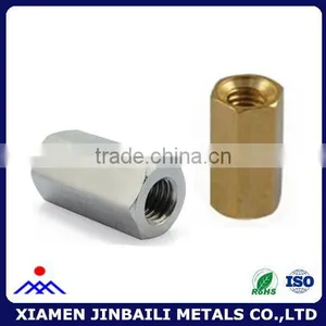 Long Hex Stainless Steel Carbon Steel Aluminum Coupling Nut thumbnail-1