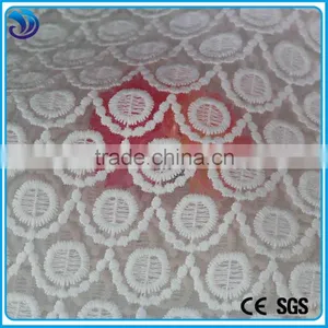 High Quality Polyester Organza Lace Embroidery Fabric for Young Girl Dresses thumbnail-2