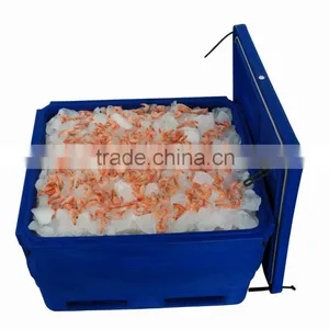 Rotational Molded Ice Box Seafood Storage Container Cold Fish Tubs Insulated Fish Bin thumbnail-3