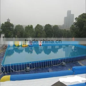 Outdoor Gaint Mental Frame Pool Above Ground Swimming Pool thumbnail-2
