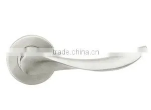 Stainless Steel Door Handle(handle on Rosette,inside Door Handle, Lever Handle) thumbnail-1