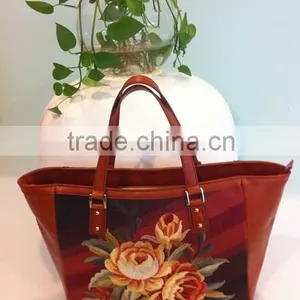 Embroidery Flower Chinese Style Women Handle Bag thumbnail-1