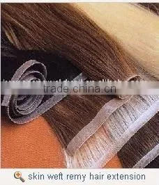 Processed Remy Human Hair Skin Weft Seamless Remy Tape Hair Extension thumbnail-1