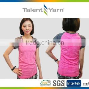 Functional Seamless Body Mapping Anti-Odor Nylon Polyester T-shirt thumbnail-5