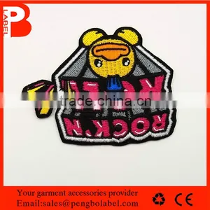 Hot Sale Embroidery Patch Denim Patch Label for Clothing thumbnail-1