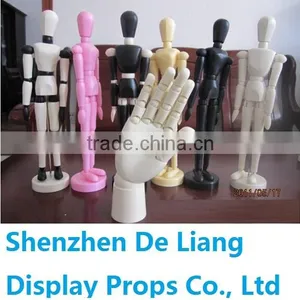 Pink Color Mini Doll Supply 10 "wooden Puppet Joints Wooden Crafts Processing Customized Manufacturers Selling Wholesale thumbnail-1