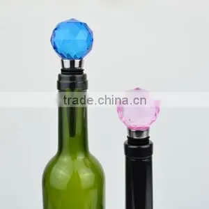 Wholesale Ball Shaped Crystal Wine Stoppers for Party Decoration thumbnail-3
