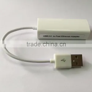 Driver-free USB 2.0 to 10/100 Fast Ethernet Adapter for Laptops Desktops thumbnail-1