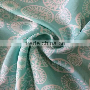 Fabric Textile Women's Cloth Soft Rayon Spandex Custom Printed Fabric thumbnail-1
