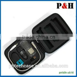 EVA Case, USB Kit Case, Portable Usb Kit, Waterproof Computer Tools Set, Shockproof Laptop Accesory Travel Kits thumbnail-2
