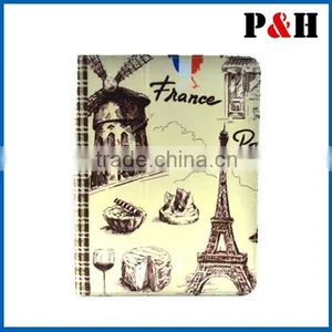 Fold Flip Retro Vintage Eiffel Tower Leather Stand Case Cover For 7.9" 8" Tablet thumbnail-3