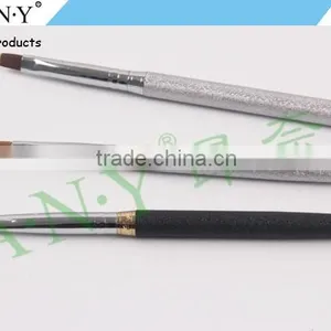ANY Nail Art Beauty Care Metal Handle Flat Head Nail Brush UV Gel Nails thumbnail-5