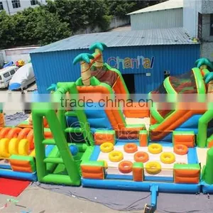 New Giant Commercial Adult Jungle Inflatable Obstacle Course Challenge Supplier's Choice thumbnail-3