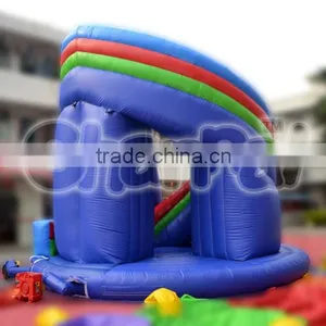 Party Events Inflatable Double Lane Curve Slip Slide in Promotion thumbnail-3