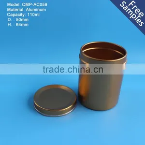 110ml Aluminium Jars For Cosmetic , 3.6oz Aluminium Cosmetic Jars thumbnail-1