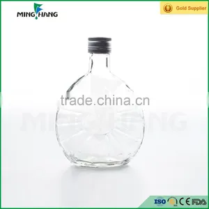 55ml/200ml Round Wine Glass Bottle With Foil Cap thumbnail-2