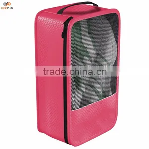 Luckiplus Shoe Bag - Convenient Packing System For Your Shoes When Traveling Pink thumbnail-1