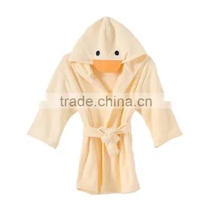 100% Cotton Kids Cute Duck Bathrobe thumbnail-1