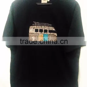 100% ORGANIC COTTON MENS T-SHIRT WITH AUS COMBI PRINT thumbnail-1