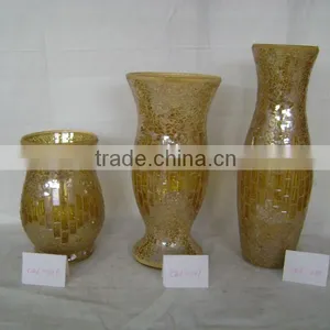 Sprayed Mosaic Glass Vase thumbnail-1