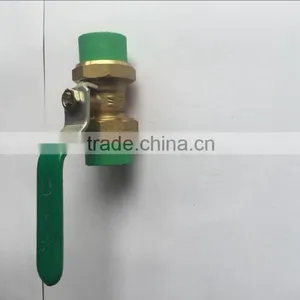 2" DN63 Model LX1007 Ball Valve ,full Flow Double PPR Connection Flat Lever thumbnail-6