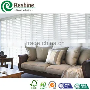 Plastic Window Blind PVC Plantation Shutter Louvers thumbnail-3